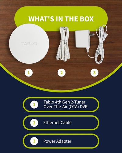 Tablo 4th Gen 2-Tuner Over-The-Air (OTA) DVR - Watch, Pause & Record Live TV,... - Picture 9 of 9
