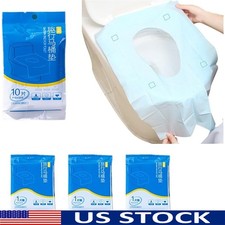 Portable Disposable Toilet Seat Covers Individually Wrapped Travel Office 20 Pcs