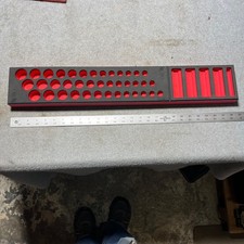 Snap-on Tools RED FOAM ORGANIZER for 39pc 3/8