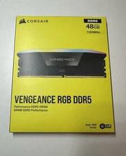Corsair Vengeance RGB Desktop Memory 48GB 2x24GB  DDR5-7200 MHz