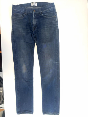 Acne Studios Men s Dark Wash Blue Skinny Slim Fit Cotton Denim Jeans Size 31