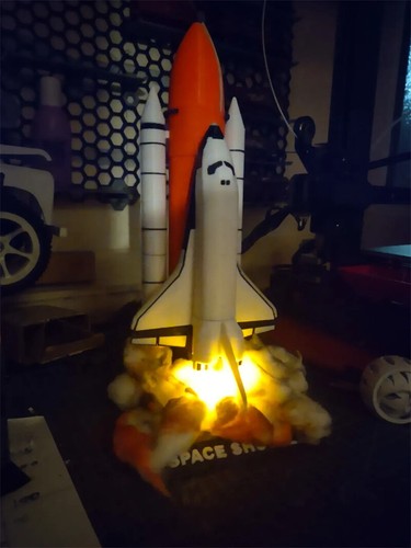 Saturn-5 Space Shuttle Starship SLS Block Spacecraft Model Painted Toys Gifts - 第 20/29 張圖片
