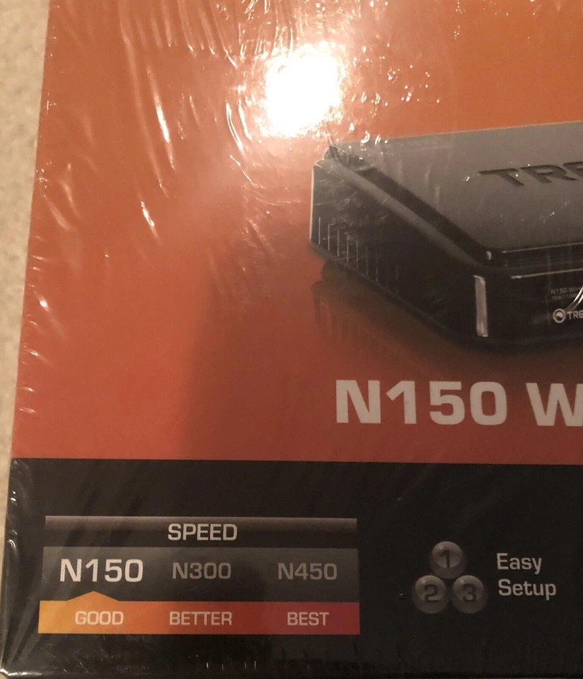 TRENDnet TEW-712BR 150 Mbps 4-Port N Router -FACTORY SEALED - Image 2 of 4