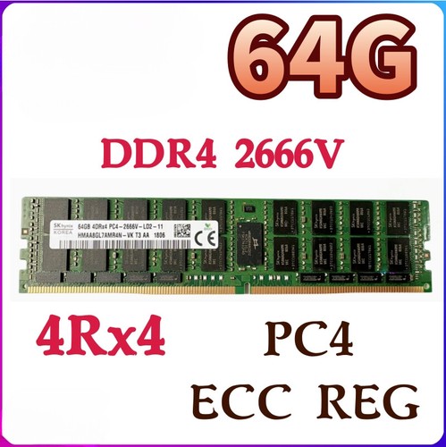 Used for server memory 64G DDR4 ECC REG PC4-2400T 4DR - Picture 8 of 9