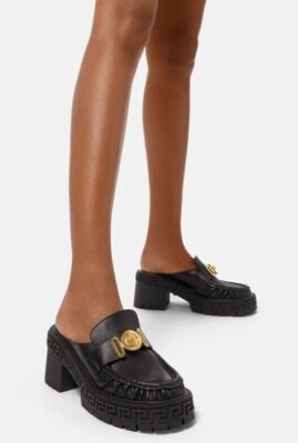 Versace Medusa Biggie Platform Mules 38.5 *NWT*, never worn