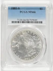 1881-S Morgan Silver Dollar $1 PCGS MS66 84705849