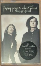 JIMMY PAGE & ROBERT PLANT no quarter UK CASSETTE FREE POST LED ZEPPELIN THE FIRM