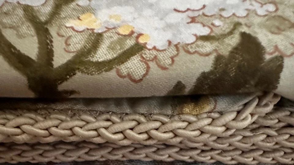 Ralph Lauren "Yorkshire Rose" Rosa Euro Sham 26" X 26" 100% Algodón Satén Foto 3 de 4