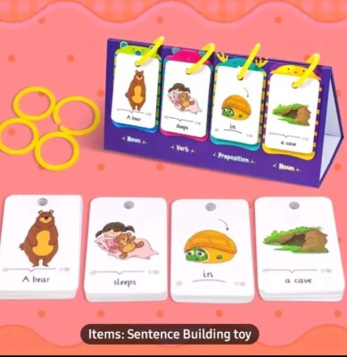 Educational Sentence Building Toy Speech Learn to Read for KIDS Phonics Games