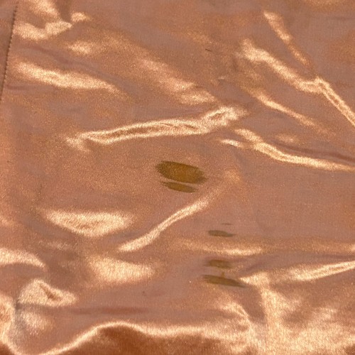 Antique 1900 Edwardian Pink Silk Skirt w Train Vintage 24" Waist Victorian - Picture 17 of 18