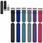Silicone Wrist Band Strap Bracelet Tools For Garmin Vivoactive GPS Smart Watch
