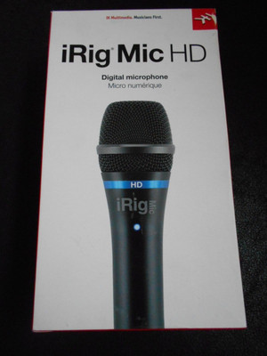 IK Multimedia iRig Mic HD Digital Microphone USB in box...Use for videos