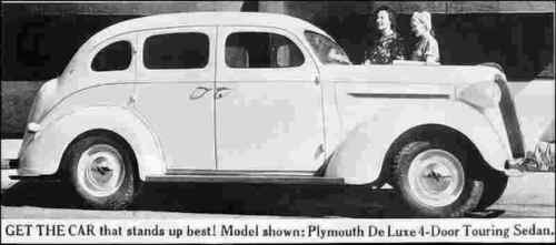 A4 Foto plymouth 1937 de luxe 4door touring limousine - Bild 1 von 1