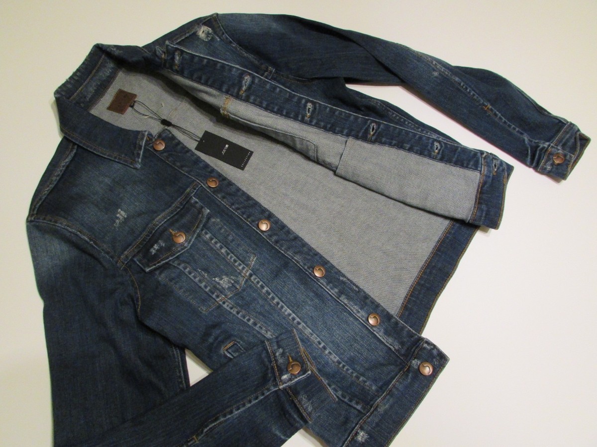 NWT AUTHENTIC Joe's Jeans Distressed Denim Jacket Small TKPCZZ1050