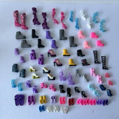Large Lot of Doll's Pairs of Shoes