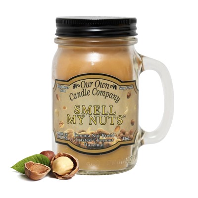 Smell My Nuts Scented 13 Ounce Mason Jar Candle By Our Own Candle Company - 3...