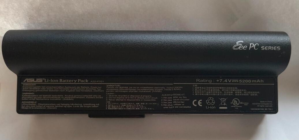 Batterie ASUS A22-P700 compatible avec PC portables de la série Eee PC 700 et 701