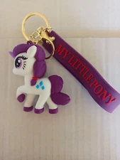 MY LITTLE PONY  "RARITY"  KEYCHAIN / BACKPACK CLIP - NEXT DAY SHIPPING
