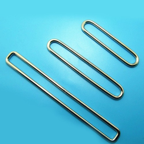 Metal Wire Oval Rectangle Ring Belt Bag Loops For Strapping 50/75/100/150mm - Picture 2 of 11