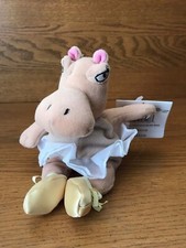 Disney Store Fantasia Hippo Stuffed Plush Bean Bag Toys