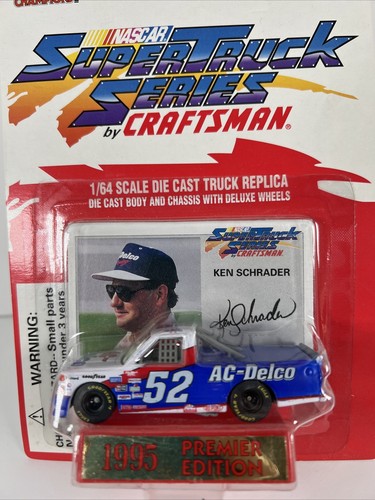 1995 Racing Champions Super Truck Series Ken Schrader #52 AC-Delco Blue New - Picture 2 of 5
