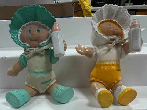 2 CABBAGE PATCH KIDS Mini Poseable PVC Figures CPK - Picture 6 of 6