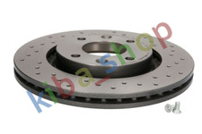 RIGHT OR LEFT BRAKE DISC BREMBO XTRA 1PCS DRILLED FRONT L/R OUTER DIAMETER 266
