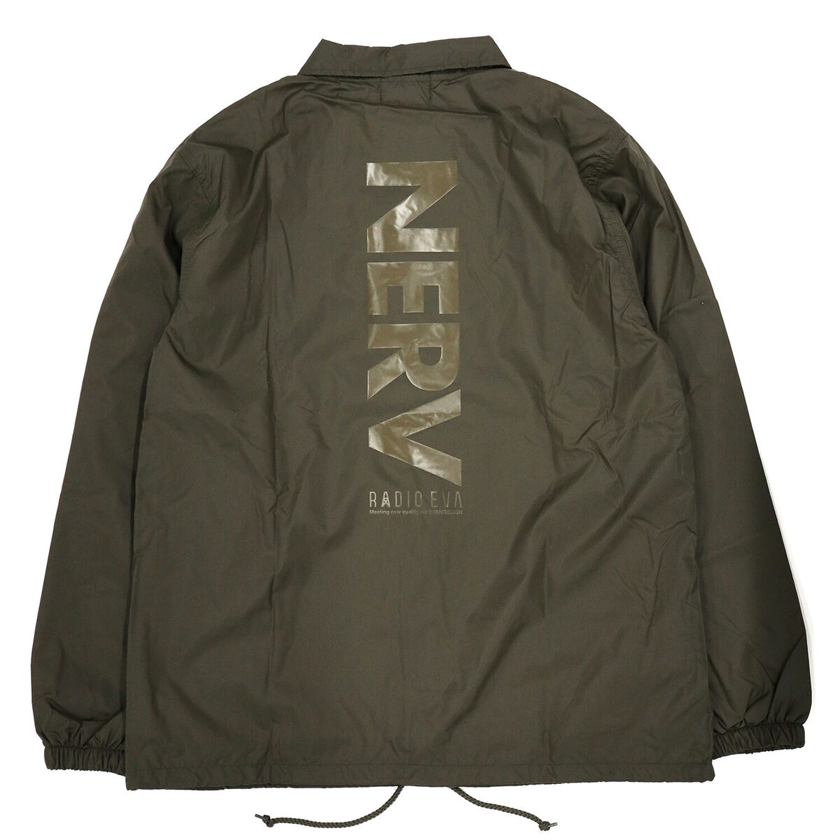 EVANGELION NERV COACH JACKET Radio Eva Official Nylon Black, Brown, Beige Japan | eBay EVANGELION NERV COACH JACKET Radio Eva Official Nylon Black, Brown, Beige Japan | eBay