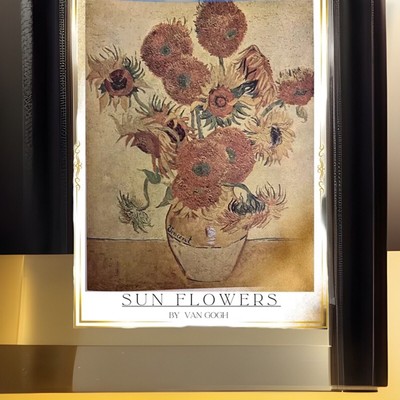20x24 Print Of Van Goghs Sun Flowers Painting Mounted Ready To Hang 