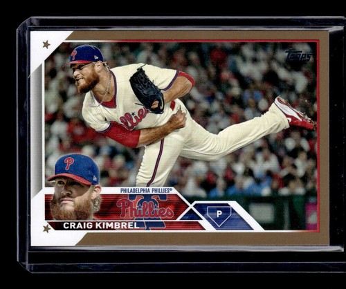 2023 Topps Series 2 #589 Craig Kimbrel Gold /2023 - 第 1/2 張圖片