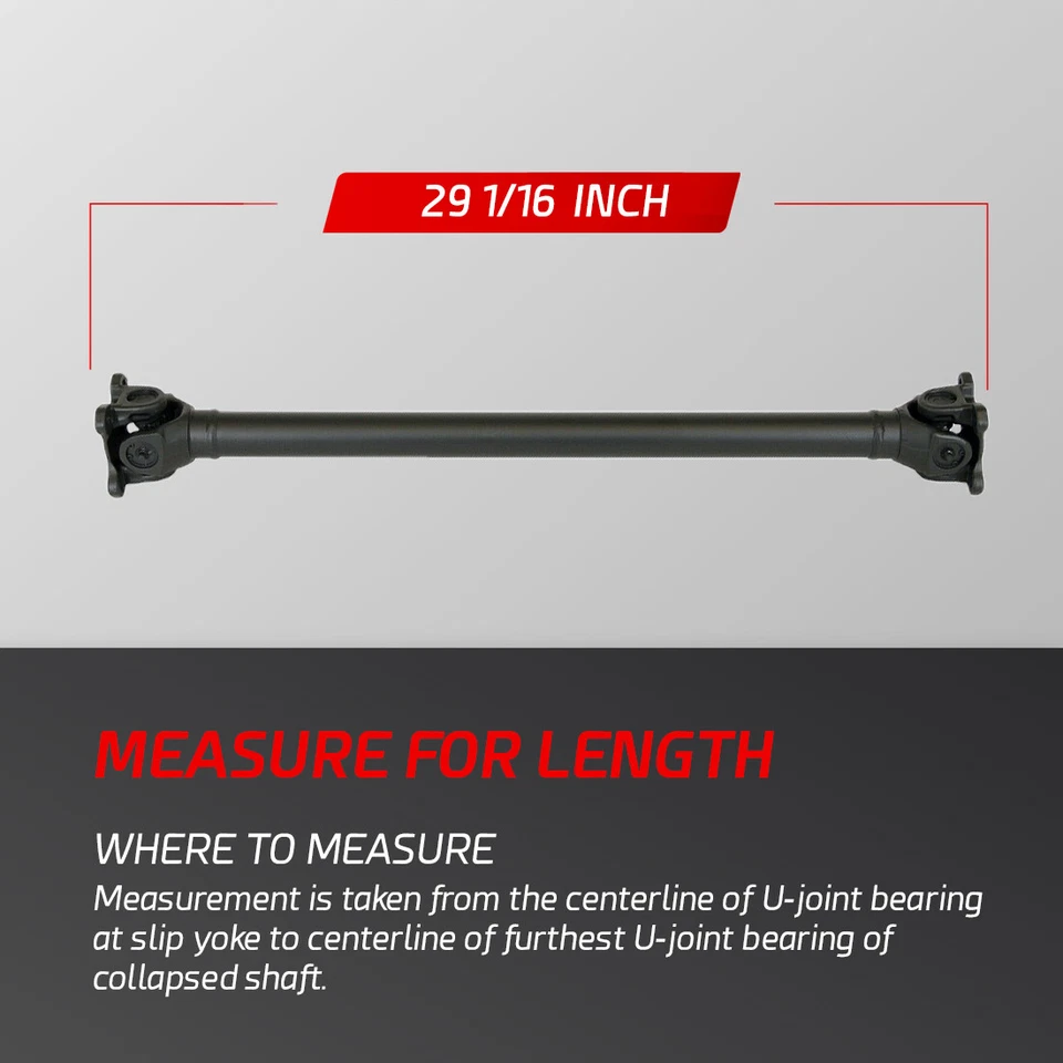 Eje de transmisión de hélice delantero 29 1/16"" para BMW 328xi 335xi 2006 BMW 325xi 2007 2008 Foto 2 de 4