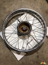 YAMAHA DT 125 175 80 LC MX front wheel rim hub assy 2A6-25111-00 1978 1980  1984