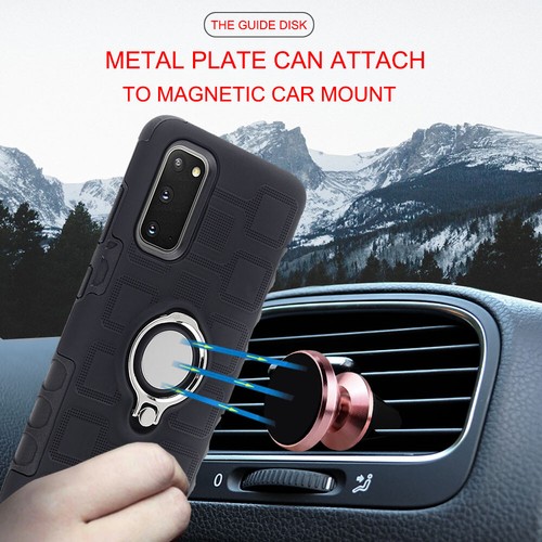 For Samsung Galaxy S20 - Slim Armor Rugged Hybrid Cover Case w/Ring Stand - Picture 7 of 31