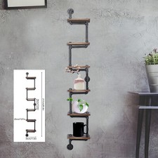 Industrial Floating Shelves, Pipe Shelf DIY Rustic - Urban, Vintage, Steampunk