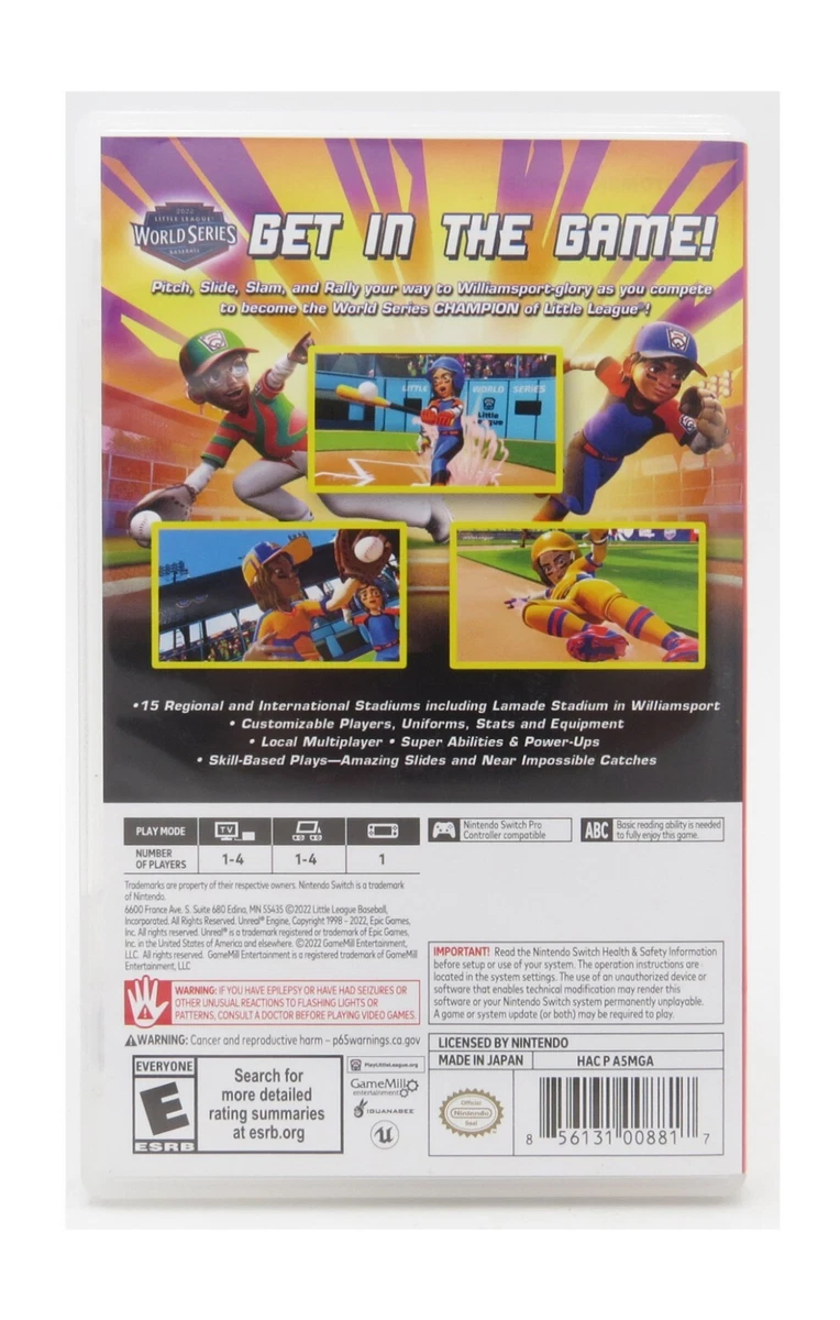 Little League World Series Baseball 2022, Gamemill, Xbox Series X