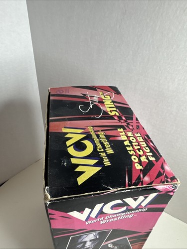 1998 KB Toys Exclusive WCW NWO Sting Wrestling Series Poseable Action Figure NIB - Picture 5 of 10