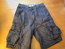 Levi's Men's Squad Cargo Shorts Size 32 Brown Cotton Casual Utility Multi Pocket