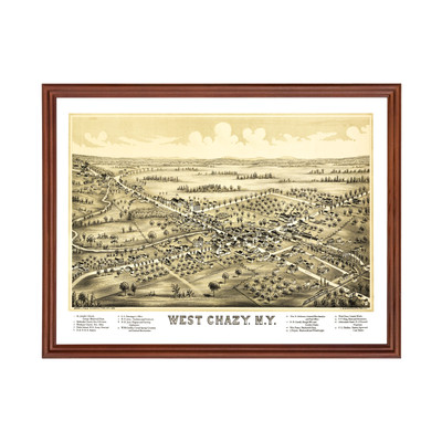 Old Map of West Chazy, NY 1899 - Vintage West Chazy New York