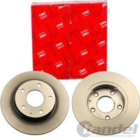 2X TRW Bremsscheiben 265Mm Voll Hinten Passend FÜR Mazda 3 CX-3 CX-30 | DF6659