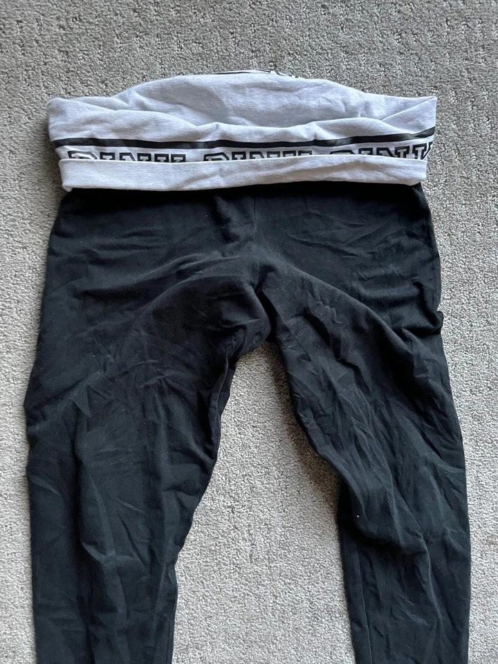 Victoria's Secret Pink Yoga Pants Womens Foldover Love Sequin Y2K Bling Large - Image 4 of 4