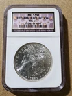 1881-S MORGAN SILVER DOLLAR  NGC MS-64 FITZGERALD CILLOECTION