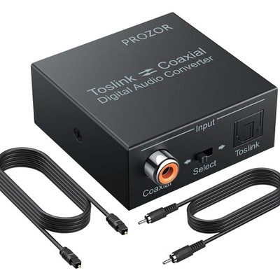 Optischer Koaxial Bidirektional DA Wandler Digital Audio Konverter 192KHz