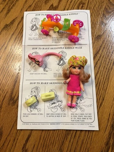 Vintage Liddle Kiddles Annabelle with car