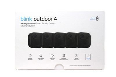   Blink Outdoor 4- 5 Camera Wireless 1080p Smart Security System w/ Audio