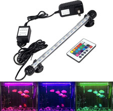 LED Aquarium Light, Fish Tank Light with Remote Control, IP68 Submersible Waterp