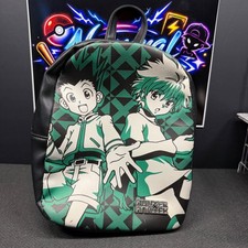 Hunter x Hunter Gon Killua Mini Backpack Green Black Anime Faux Leather Bag