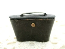 Vintage, THIMBLES, in a Minature BINOCULAR case, Childs? ADORABLE !