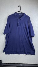 Polo Ralph Lauren Polo Shirt Mens 2XB Navy Pony Logo Big Tall Embroidered