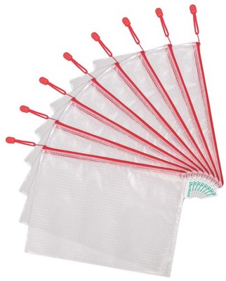 tarifold Reißverschlusstasche ZIPPER DIN A4 PVC rot (1 Stück)