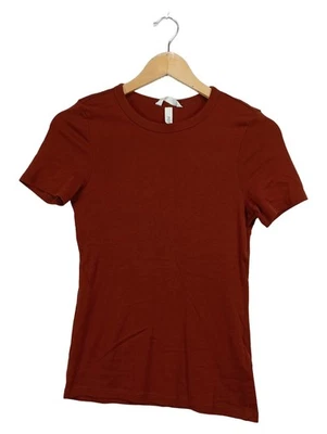 H&M T-shirt Femme Orange Basique (EU 36, INT S) - Photo 1/3